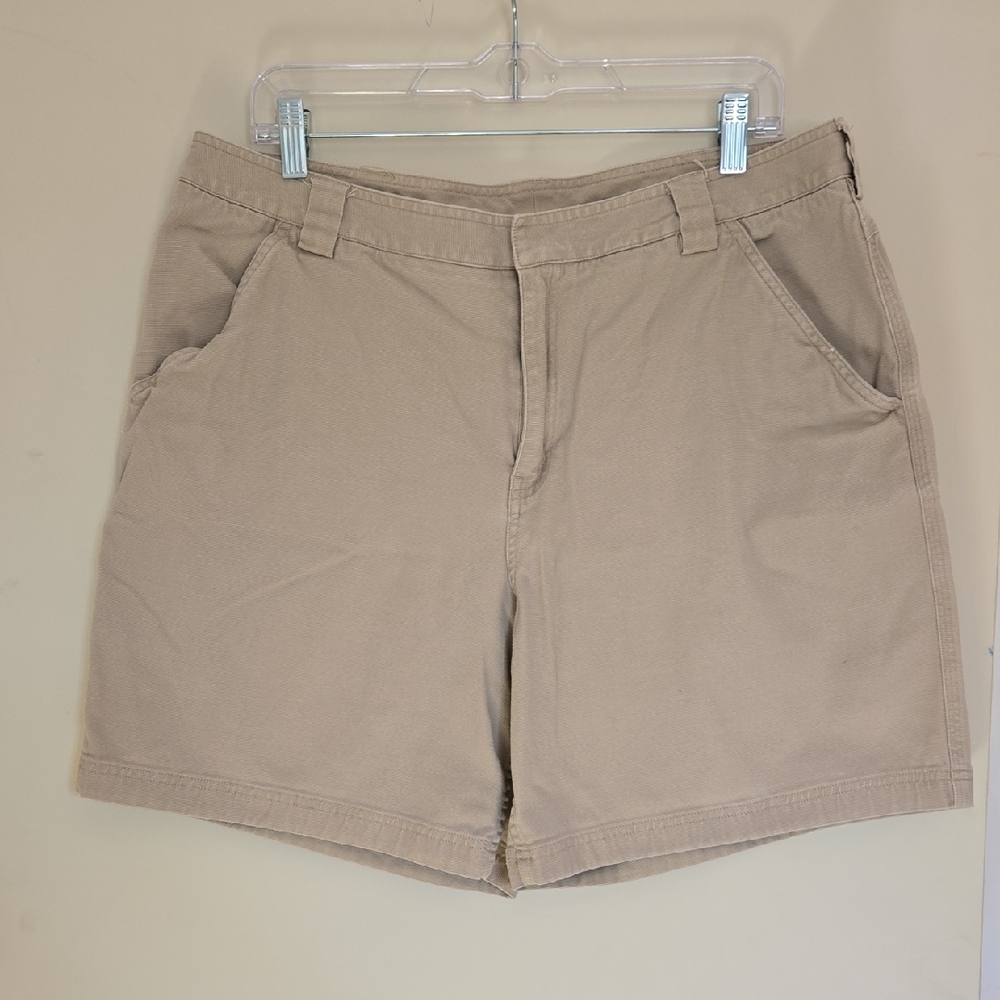 Duluth Trading Co Women's Khaki Shorts, Sz 16